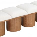 Pavilion Boucle Fabric Upholstered 4pc. Modular Bench