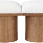 Pavilion Boucle Fabric Upholstered 4pc. Modular Bench