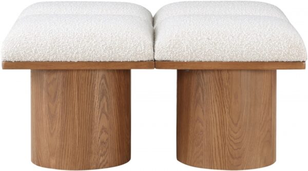 Pavilion Boucle Fabric Upholstered 4pc. Modular Bench