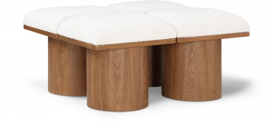 Pavilion Boucle Fabric Upholstered 4pc. Modular Bench