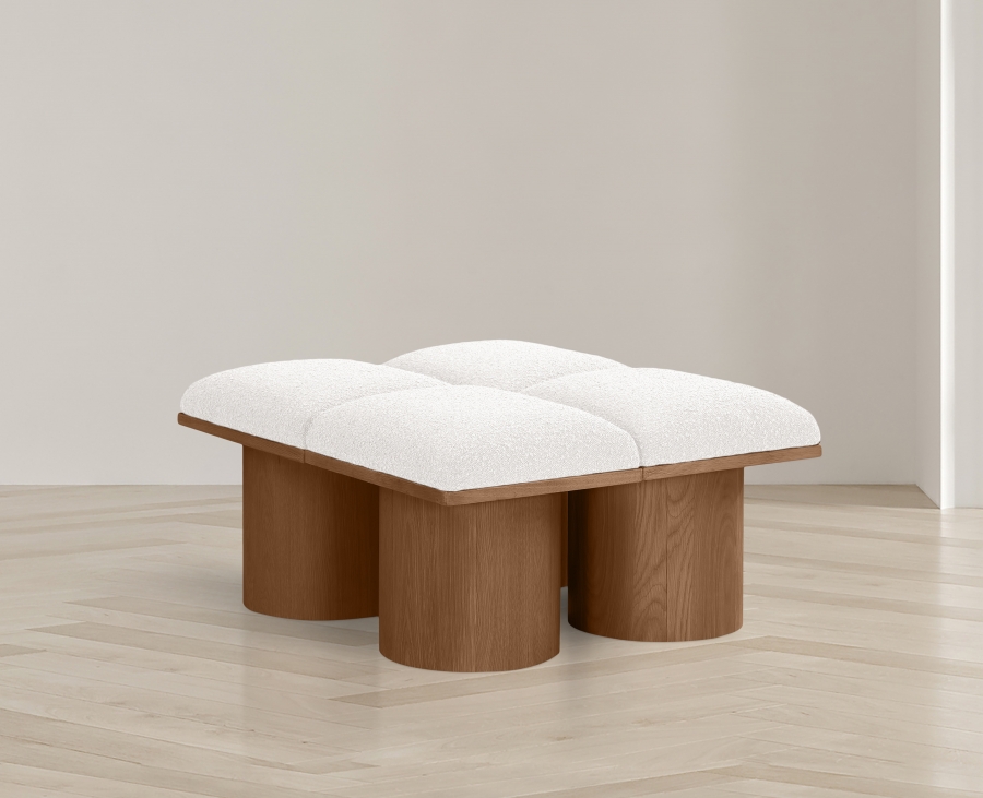 Pavilion Boucle Fabric Upholstered 4pc. Modular Bench