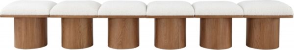 Pavilion Boucle Fabric Upholstered 6pc. Modular Bench