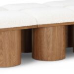 Pavilion Boucle Fabric Upholstered 6pc. Modular Bench