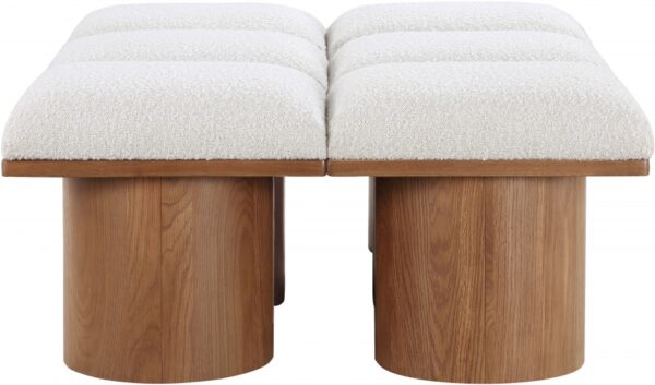 Pavilion Boucle Fabric Upholstered 6pc. Modular Bench