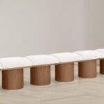 Pavilion Boucle Fabric Upholstered 7pc. Modular Bench