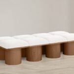 Pavilion Boucle Fabric Upholstered 8pc. Modular Bench