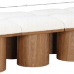 Pavilion Boucle Fabric Upholstered 8pc. Modular Bench