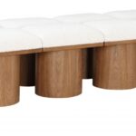 Pavilion Boucle Fabric Upholstered 8pc. Modular Bench
