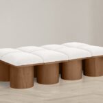 Pavilion Boucle Fabric Upholstered 8pc. Modular Bench