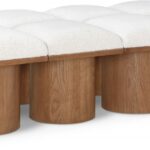 Pavilion Boucle Fabric Upholstered 8pc. Modular Bench
