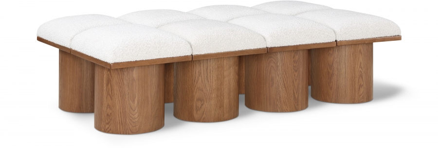 Pavilion Boucle Fabric Upholstered 8pc. Modular Bench