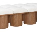 Pavilion Boucle Fabric Upholstered 8pc. Modular Bench
