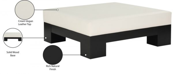 Charleville Vegan Leather And Oak Veneer Coffee Table