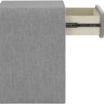 Medley Linen Textured Nightstand / Side Table
