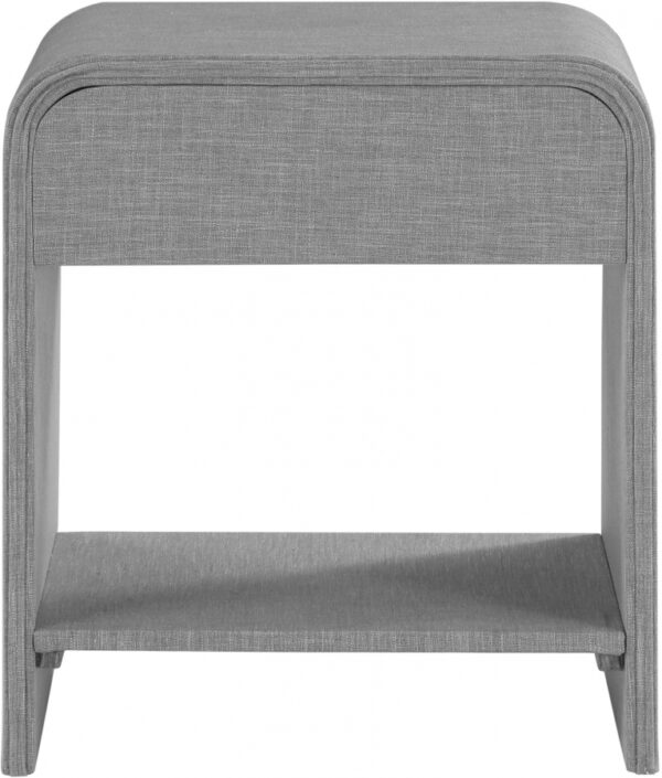 Medley Linen Textured Nightstand / Side Table