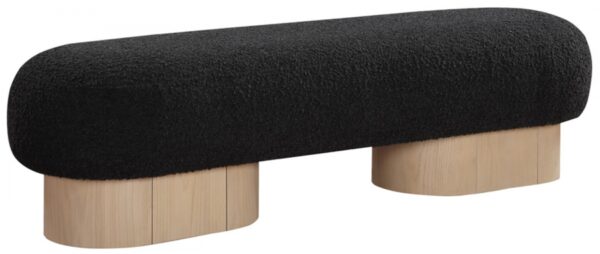 Robertson Boucle Fabric Upholstered Bench