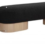 Robertson Boucle Fabric Upholstered Bench