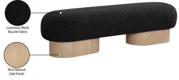 Robertson Boucle Fabric Upholstered Bench