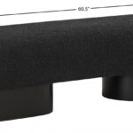 Robertson Boucle Fabric Upholstered Bench
