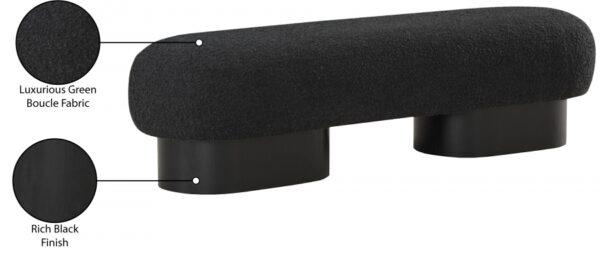 Robertson Boucle Fabric Upholstered Bench