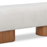 Robertson Boucle Fabric Upholstered Bench