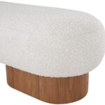 Robertson Boucle Fabric Upholstered Bench