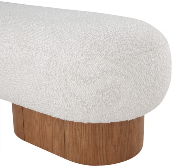 Robertson Boucle Fabric Upholstered Bench