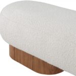 Robertson Boucle Fabric Upholstered Bench