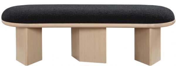 Wilshire Boucle Fabric Upholstered Bench