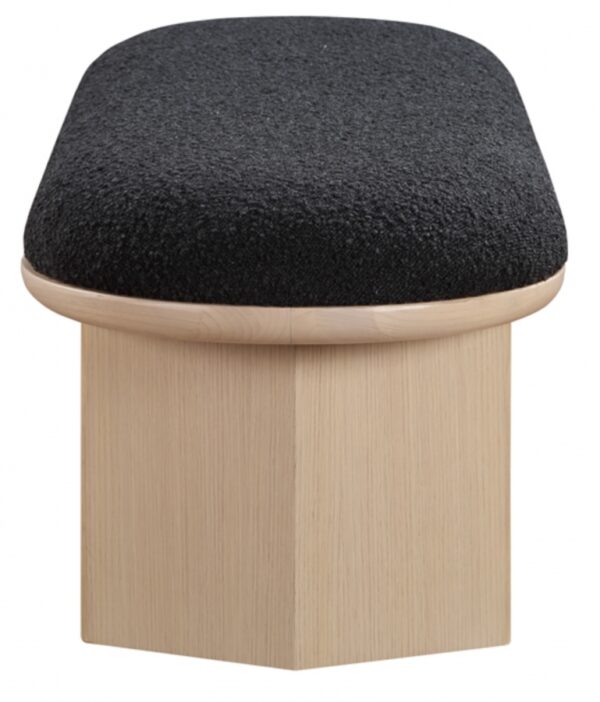 Wilshire Boucle Fabric Upholstered Bench
