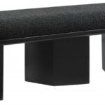 Wilshire Boucle Fabric Upholstered Bench