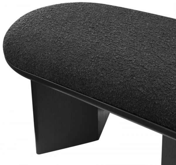 Wilshire Boucle Fabric Upholstered Bench