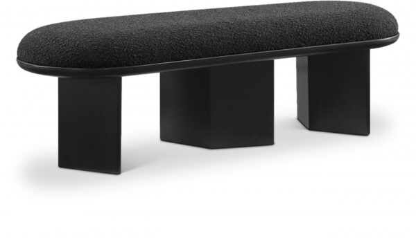 Wilshire Boucle Fabric Upholstered Bench