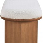 Wilshire Boucle Fabric Upholstered Bench