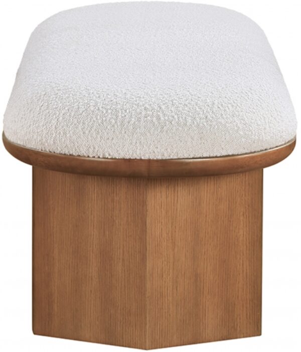 Wilshire Boucle Fabric Upholstered Bench