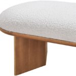 Wilshire Boucle Fabric Upholstered Bench