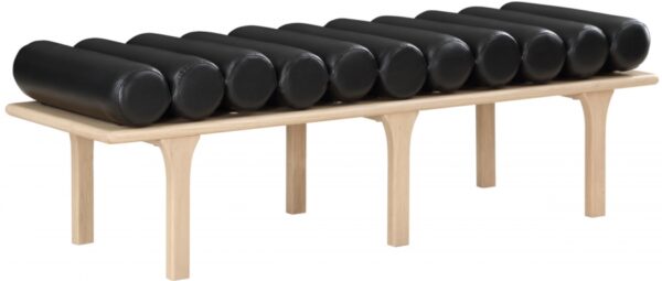 Landon Vegan Leather Upholstered Bench