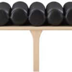 Landon Vegan Leather Upholstered Bench