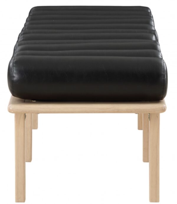 Landon Vegan Leather Upholstered Bench