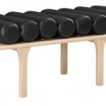 Landon Vegan Leather Upholstered Bench
