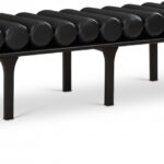Landon Vegan Leather Upholstered Bench