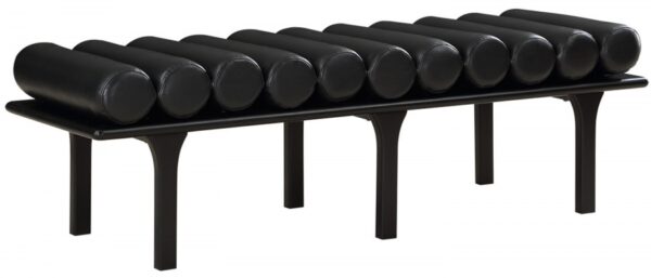 Landon Vegan Leather Upholstered Bench
