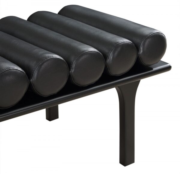 Landon Vegan Leather Upholstered Bench