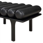 Landon Vegan Leather Upholstered Bench