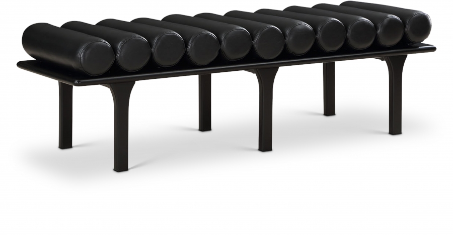 Landon Vegan Leather Upholstered Bench
