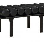 Landon Vegan Leather Upholstered Bench