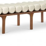 Landon Vegan Leather Upholstered Bench