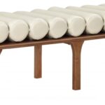 Landon Vegan Leather Upholstered Bench