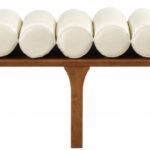 Landon Vegan Leather Upholstered Bench