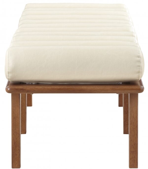 Landon Vegan Leather Upholstered Bench